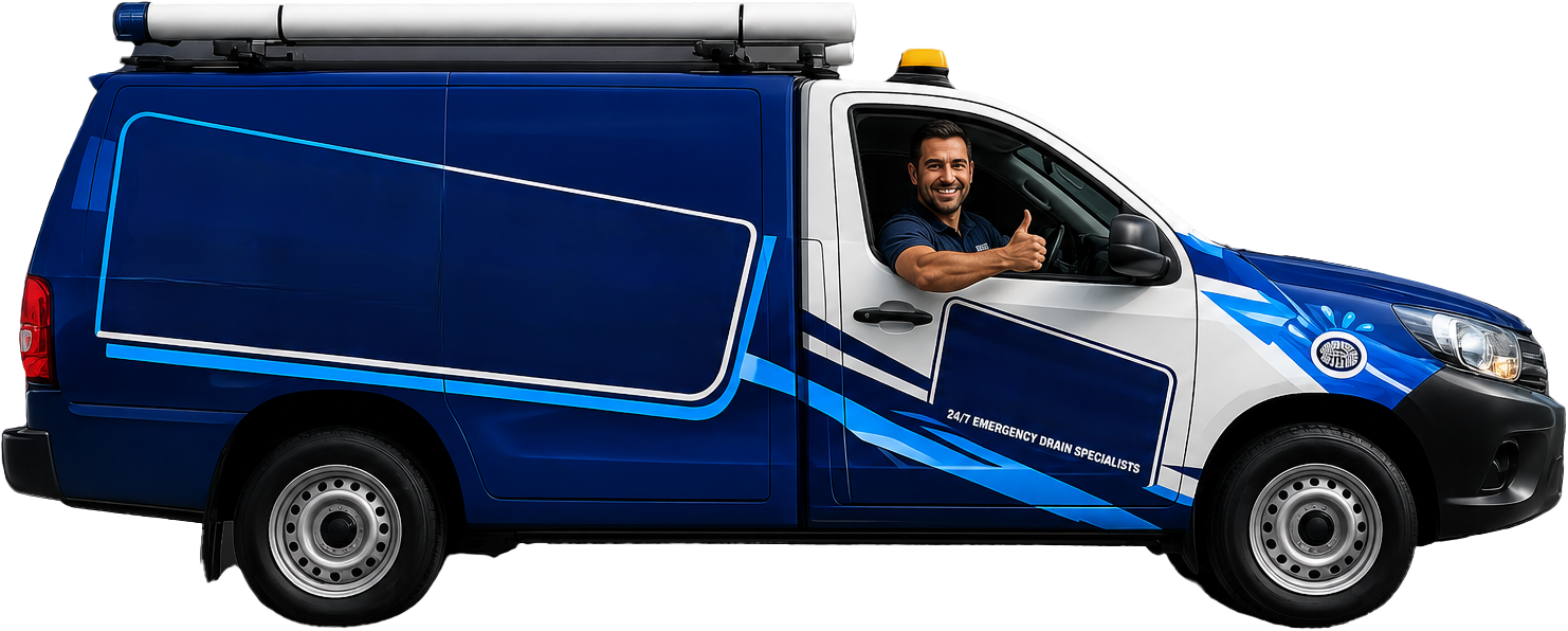 Newport Blocked Drains service van