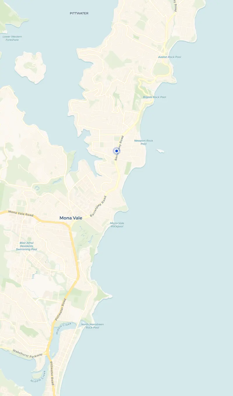 Map of the Newport service area and the surrounding suburbs we cover.