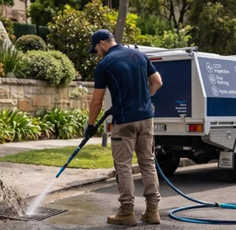 Drain odour treatment in Newport